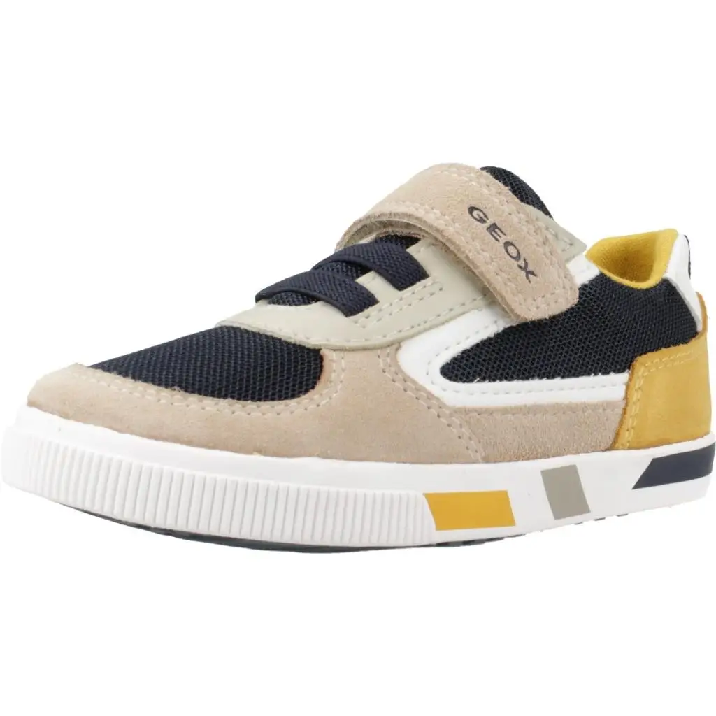 Geox Boys Sneakers with Non-Slip Soles & Velcro Straps
