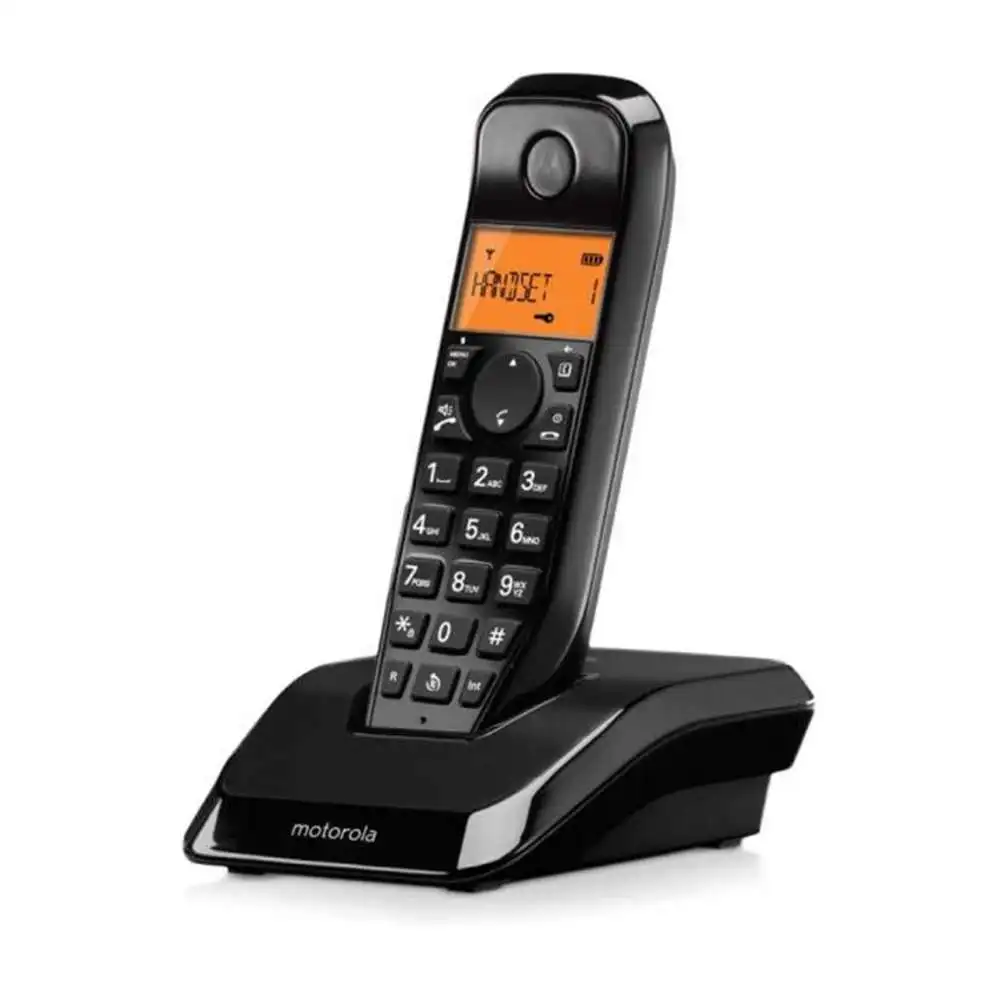Motorola Negro Teléfono Inalámbrico S1201 Dect - Imagen 2