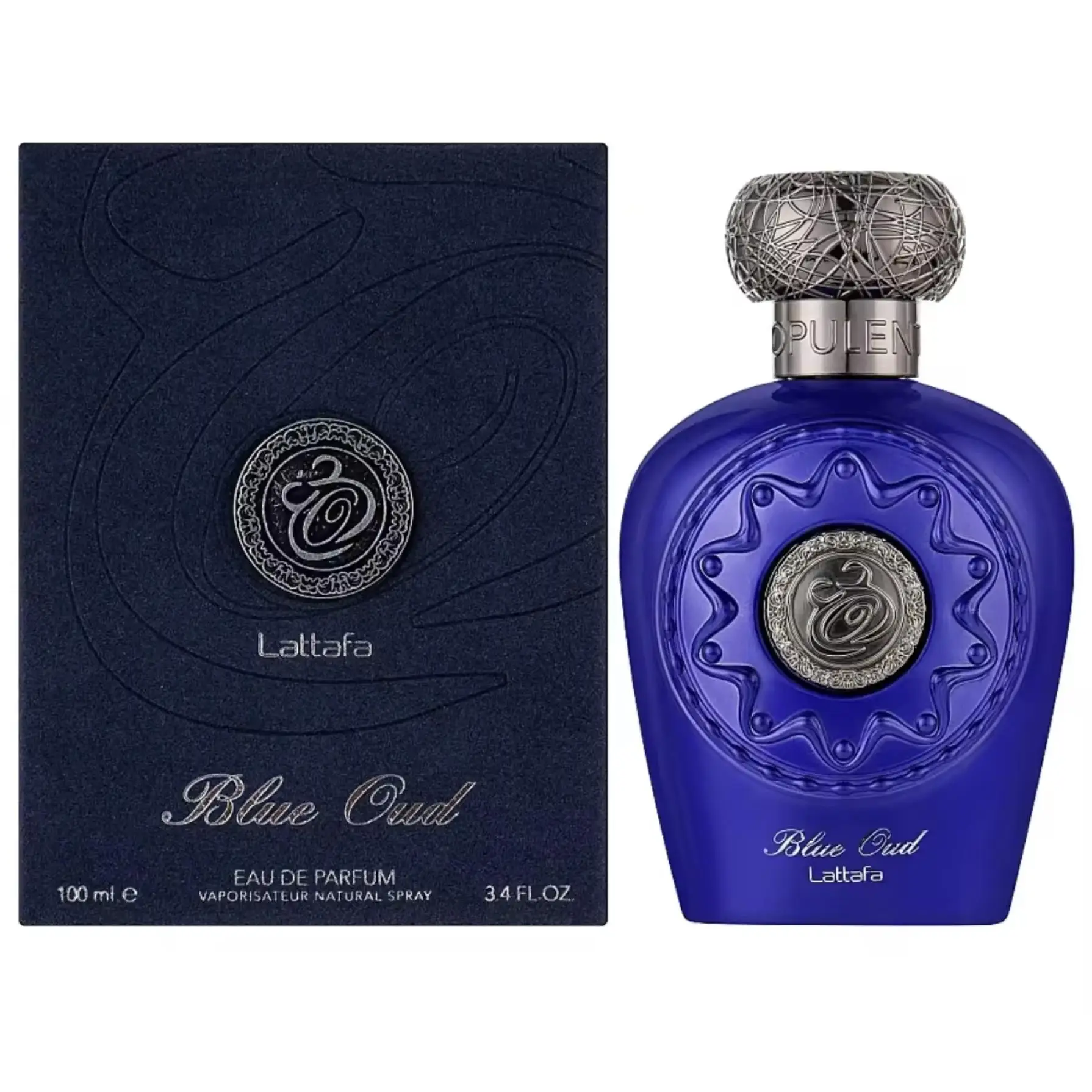 Lattafa Opulent Blue Oud perfume Eau de Parfum 100ml