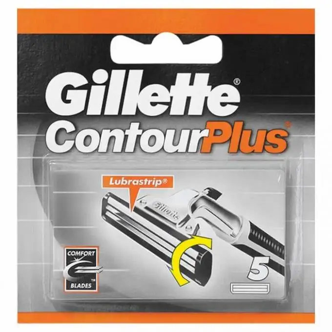 Gillette Contour Plus Recambio De Maquinilla De Afeitar 5 Recambios