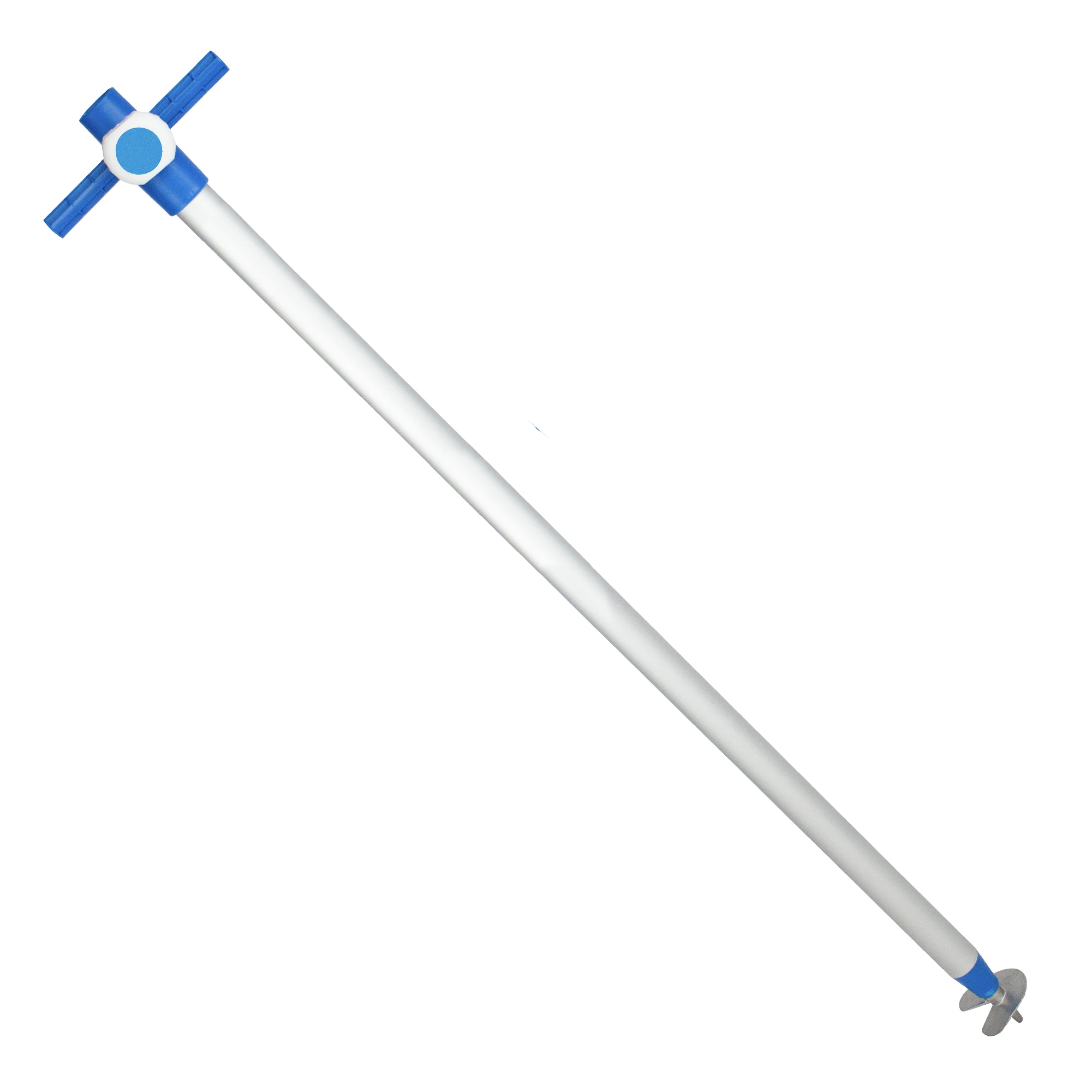 Pincho Soporte Palo para Sombrilla Playa – Base Sombrilla de Aluminio Resistente – Fijación Segura para Tubos de Ø25mm – Soporte Ajustable Antiviento – Hecho en España