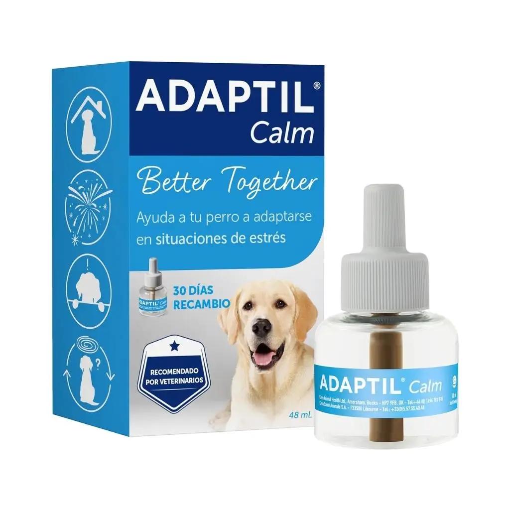 Adaptil - Calm Home (Recambio 48 Ml) - Ayuda A Tranquilizar A Tu Perro