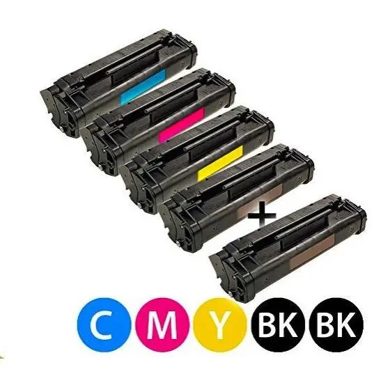 pack de 5 toner para impresora CE310/1A/2A/3A 126A PACK 5 TONER COMPATIBLES Laserjet Color CP1025 M175 M275