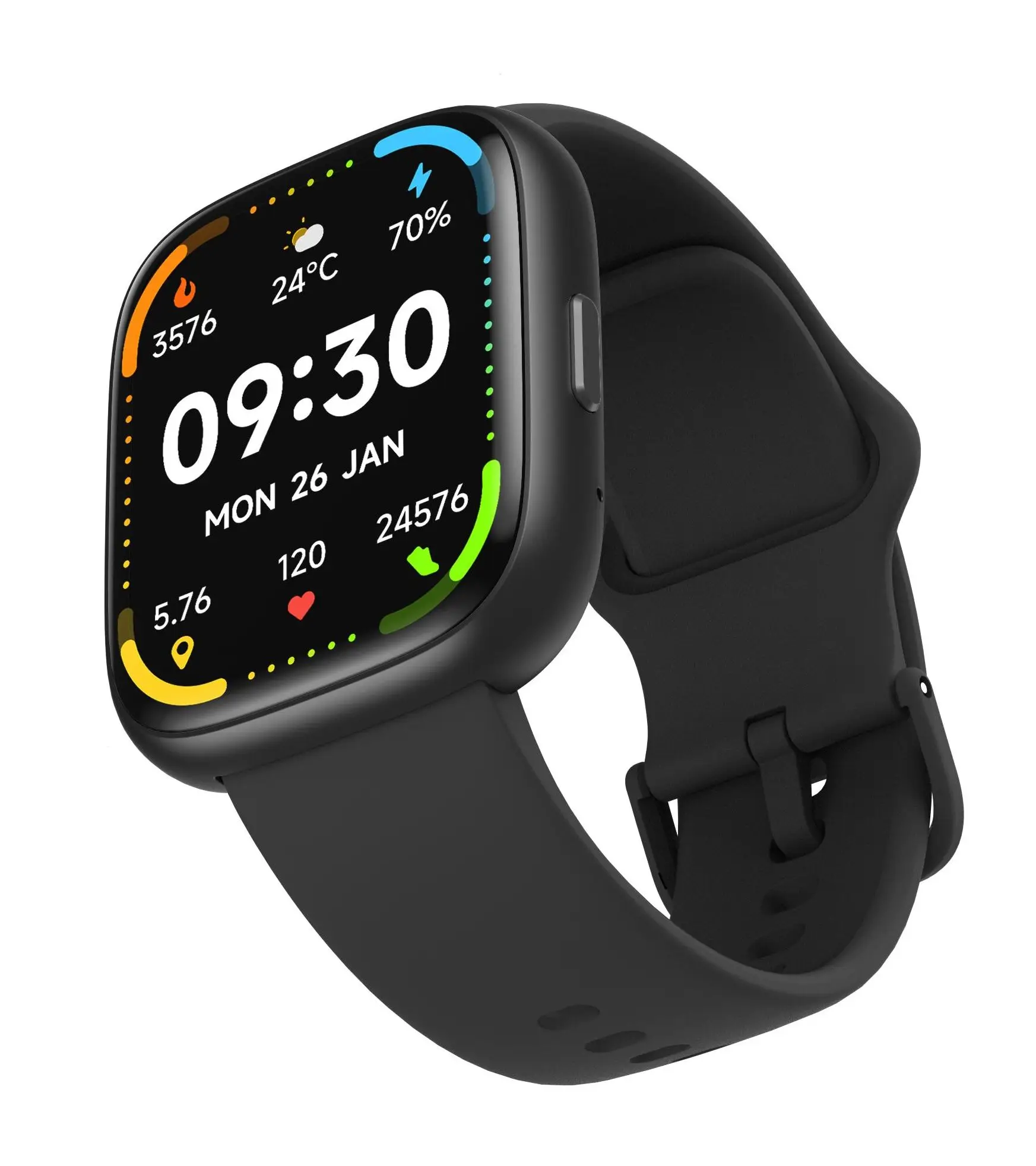 Smartwatch 1.83" TFT-LCD IP68 with Bluetooth Calling, Alexa, 100 Sports Modes, Heart Rate and Sleep Monitor, Customizable Dials, 300 mAh Battery for iOS and Android, Smart Watch for Men and Women