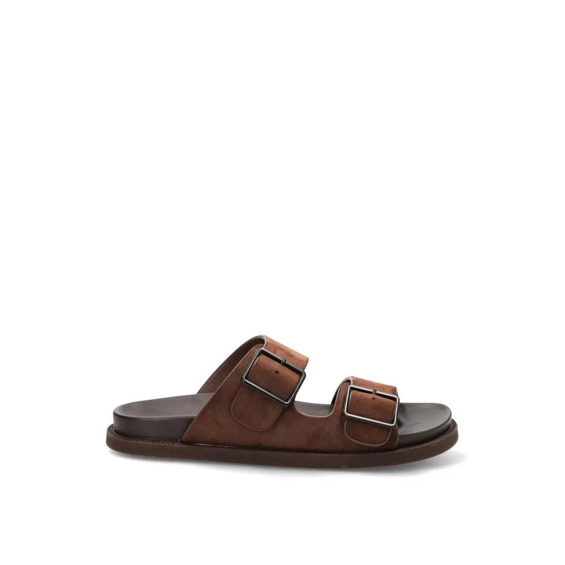 SANDALIA HEBILLAS NAMMOS 41027, ETIKA HOMBRE, CHOCOLATE