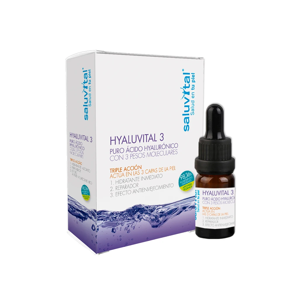 SALUVITAL HYALUVITAL 3 Ácido Hialurónico 30 ml. Para todo tipo de pieles.