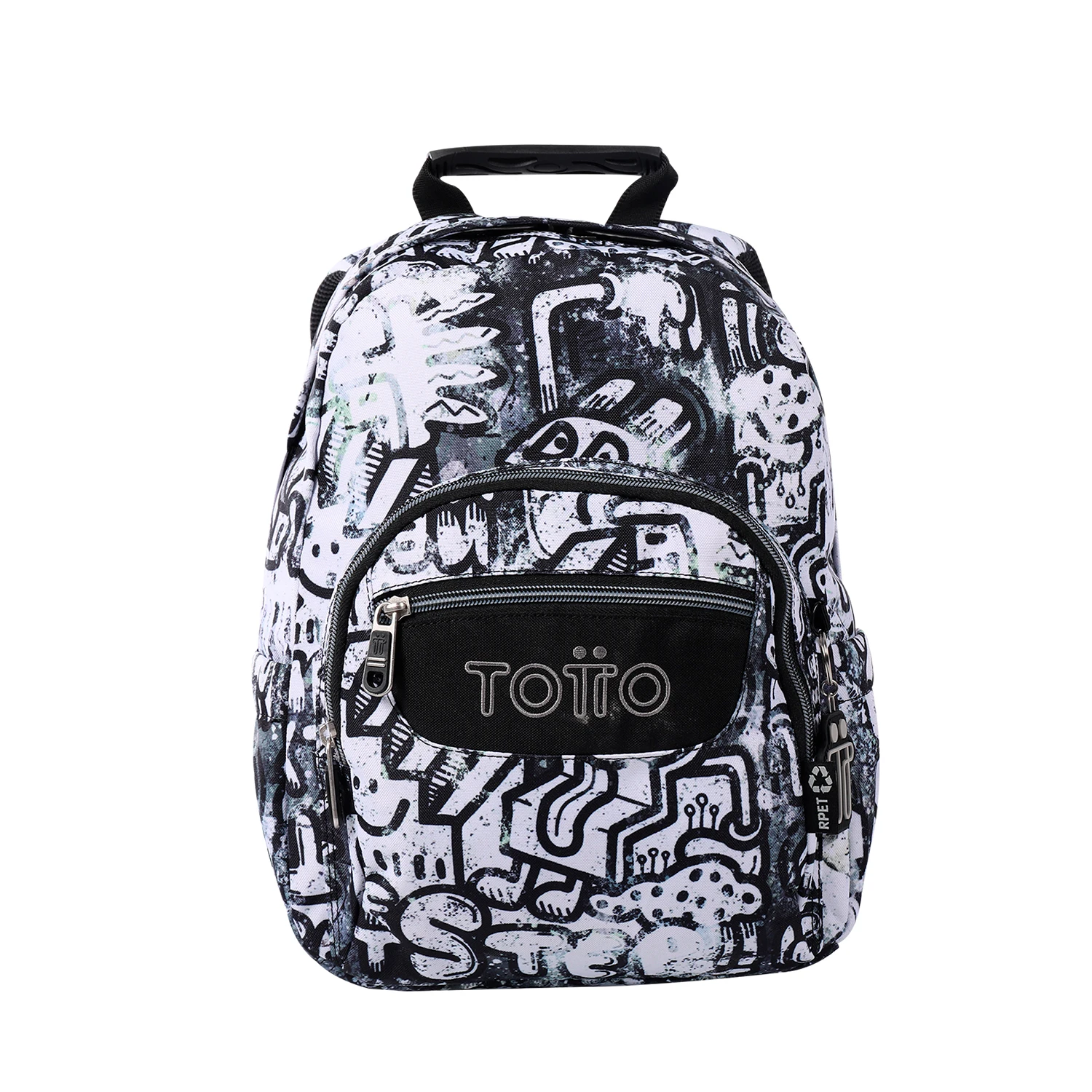 Totto Mochila escolar  Tempera -Dimensiones:27 x 36.5 x 12 cm-Material:Poliester reciclado