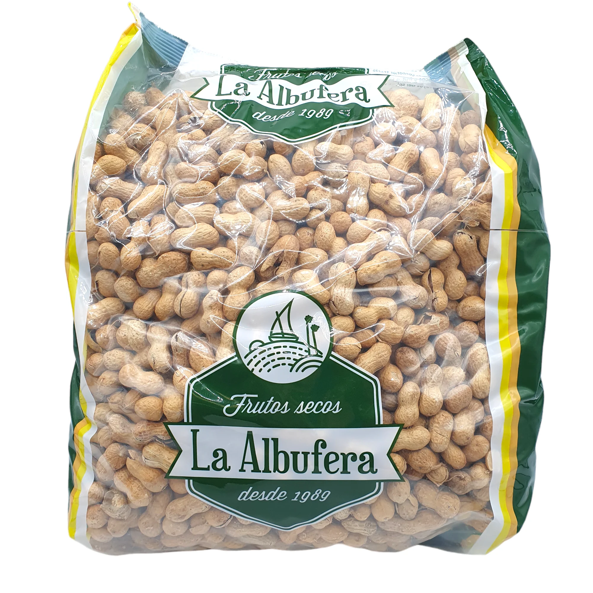 Cacahuete Cascara 3 Kilos - La Albufera - Con Sal o Sin Sal - Cacao Cascara Tostado 2 Granos - Cacahuete Cascara Tostado