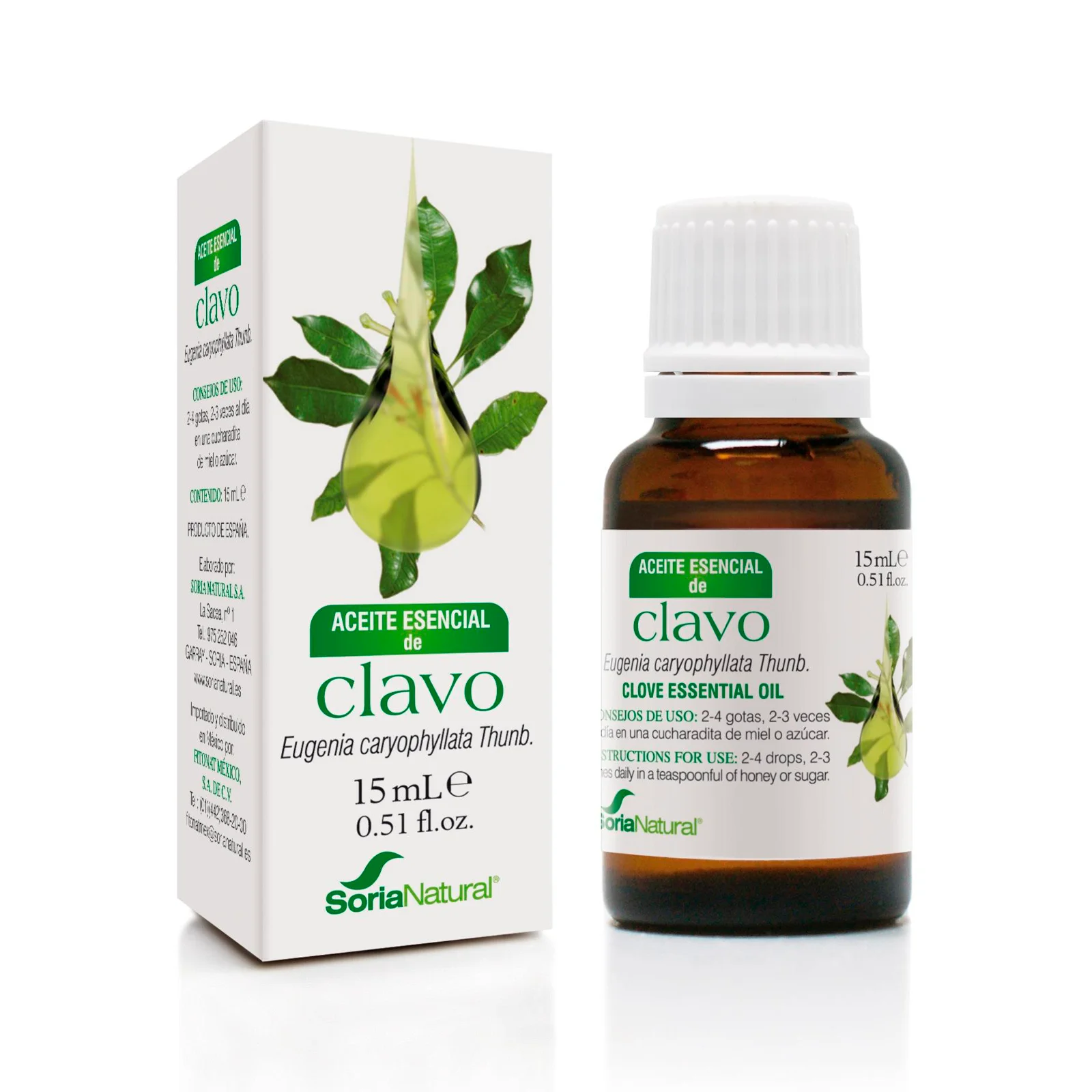 Soria Natural Clavo Aceite Esencial Ingredientes