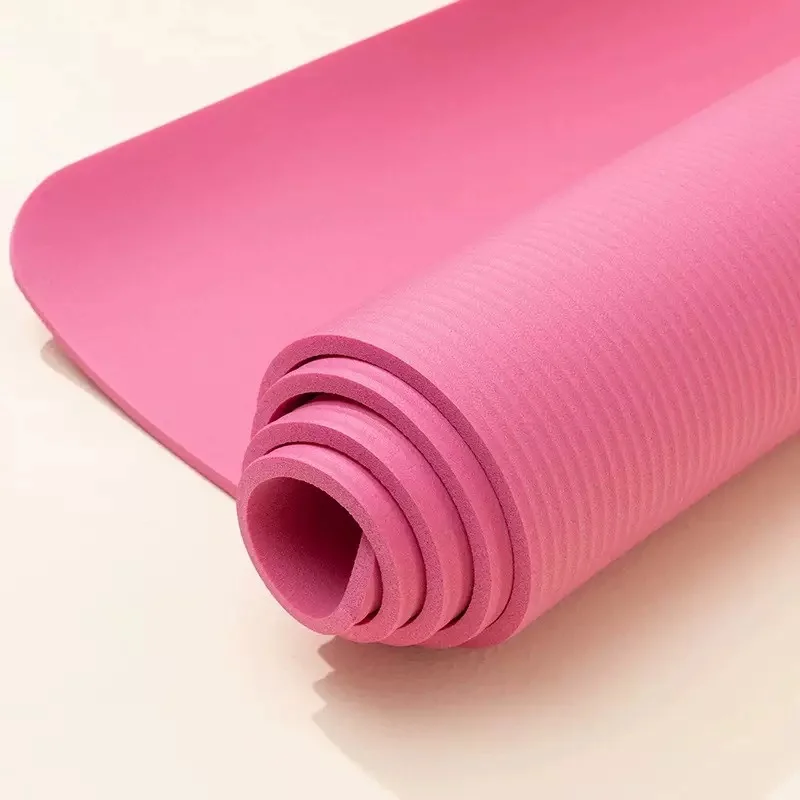DECODEKO-Esterilla de yoga alargada, ensanchada y engrosada. Ideal para fitness y danza. Antideslizante, ideal para fitness y pilates. Color negro, rosa, gris, azul y morado (183 x 61 x 1 cm, 183 x 61 x 1,5 cm).