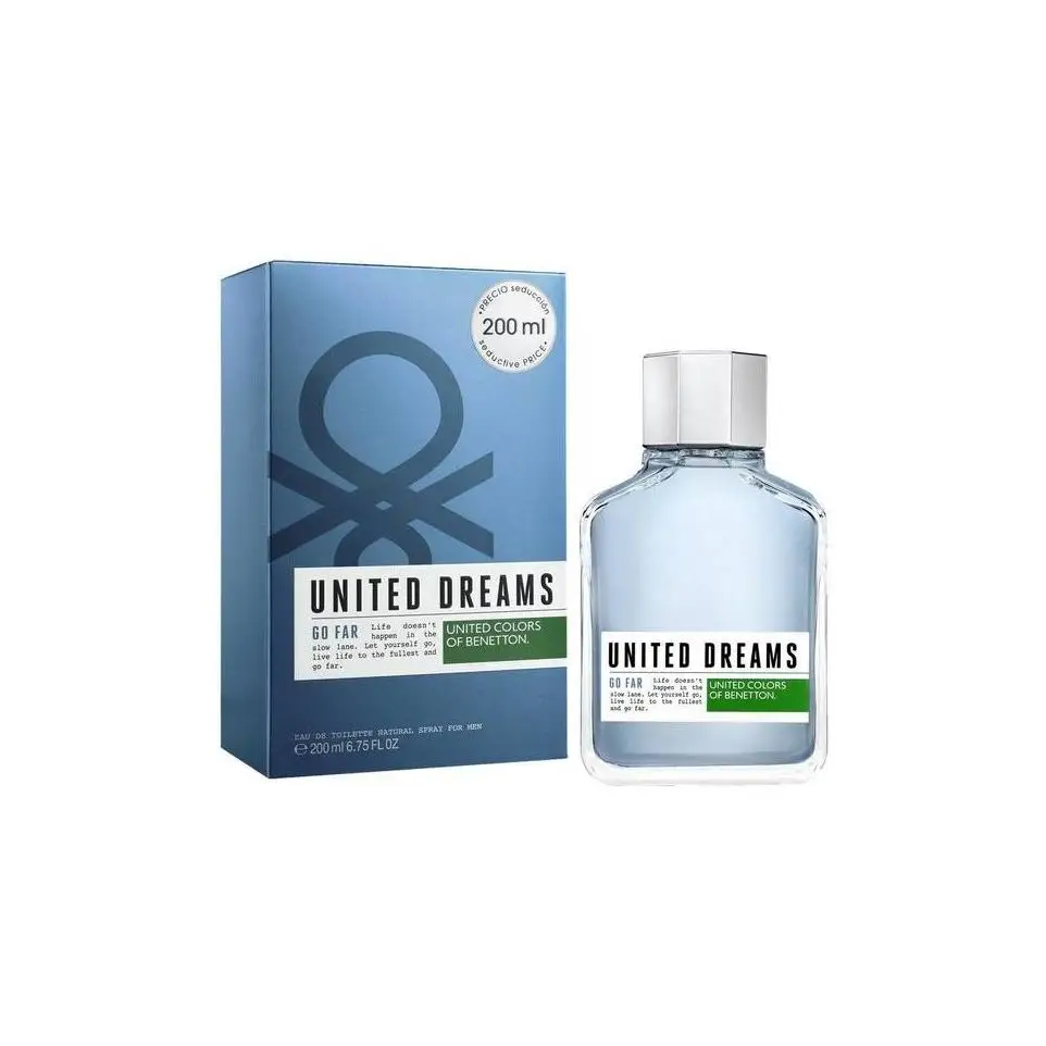 BENETTON UNITED DREAMS GO FAR FOR MEN EDT 200 ml SPRAY