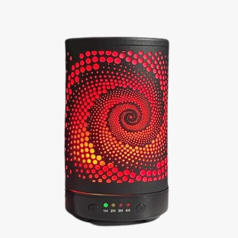 Humidificador Difusor de aceites esenciales para aromaterapia, humidificador de 120ml, lámpara LED
