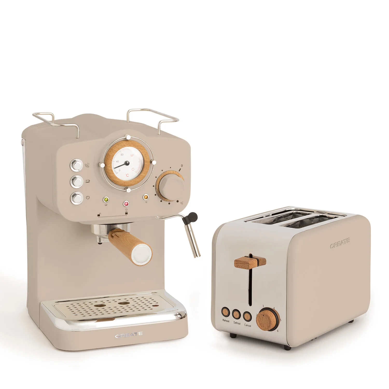 Create - pack toast retro toaster s+ thera retro express coffee maker matte finish