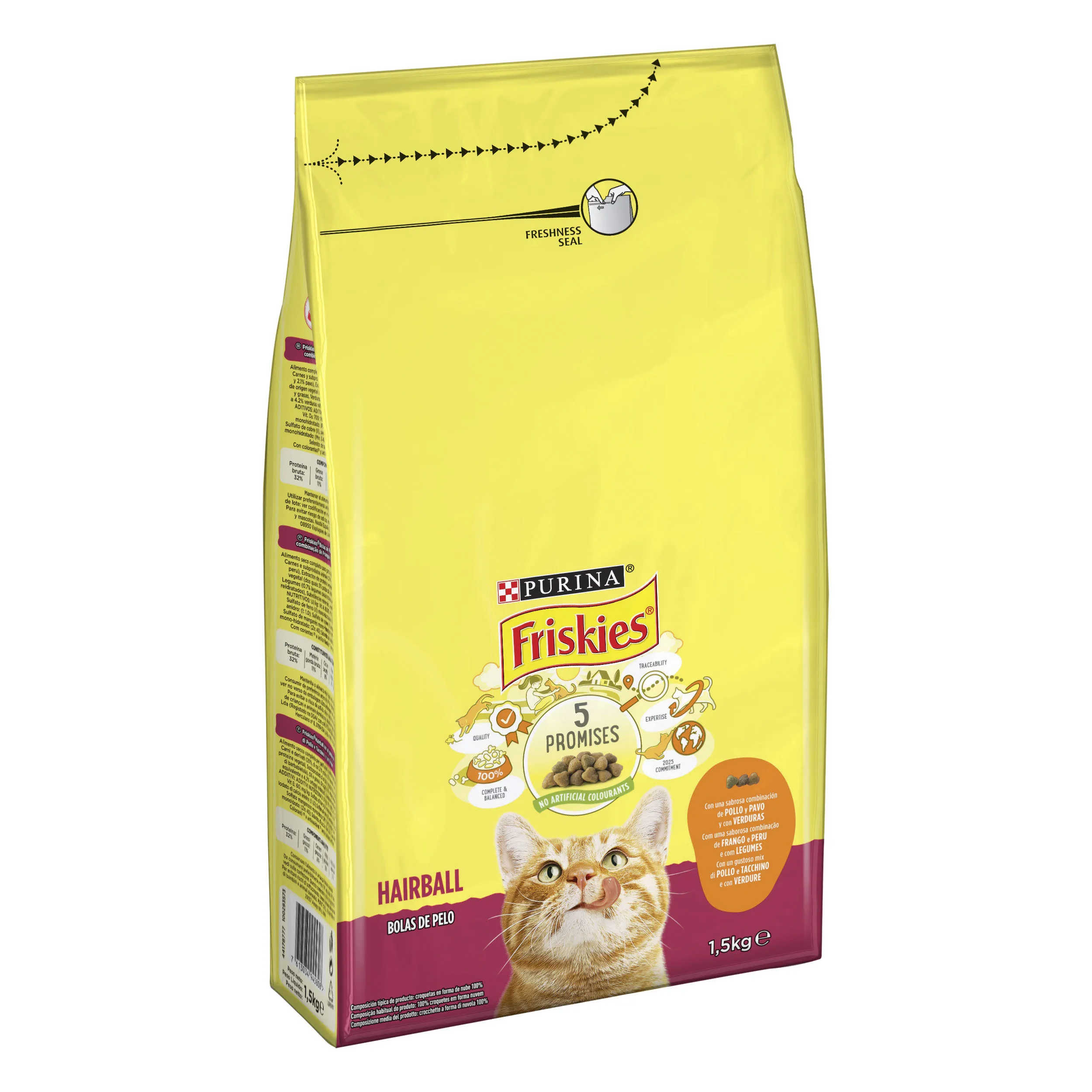 Friskies Hairball para Gatos Pienso completo para gatos