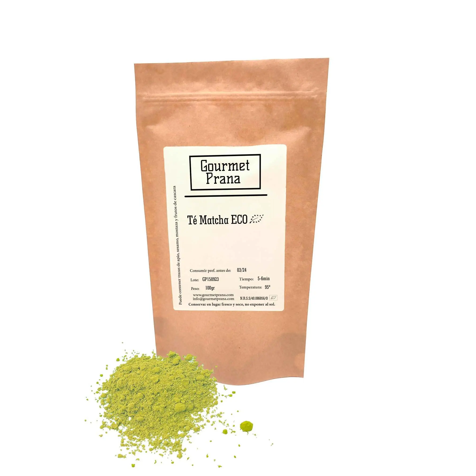 Gourmet Prana Matcha tea ECO powder 100gr