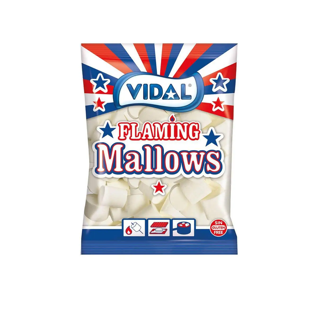 Vidal. Flaming Mallows. Bolsa de 1kg