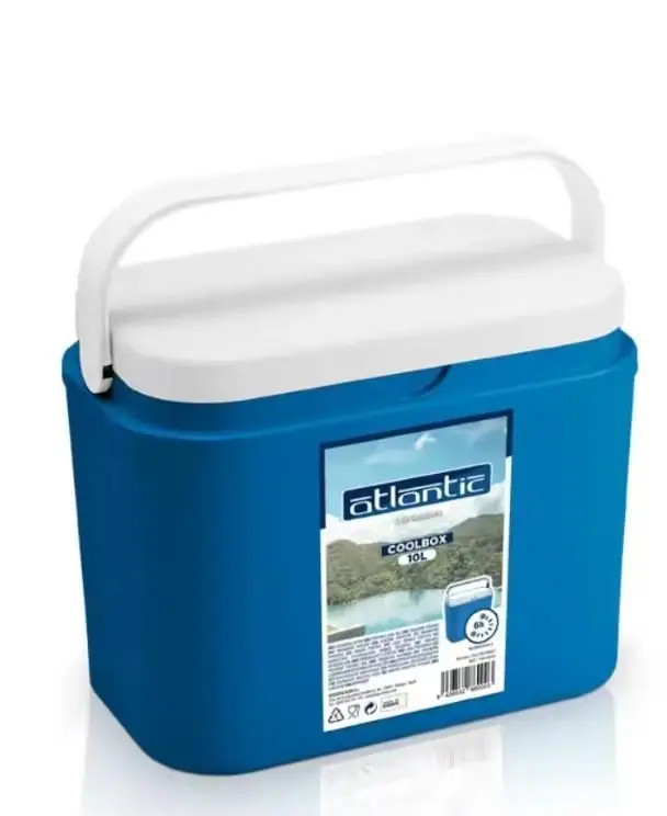 Nevera Portátil Térmica Azul y Blanco Polipropileno ATLANTIC Ideal Para Actividades al Aire Libre en el Jardín Camping Barbacoas Pisicna Playa Capacidad 10/18/24/30Litros Resistente ATLANTIC OFICIAL Y ORIGINAL GARANTIZADO