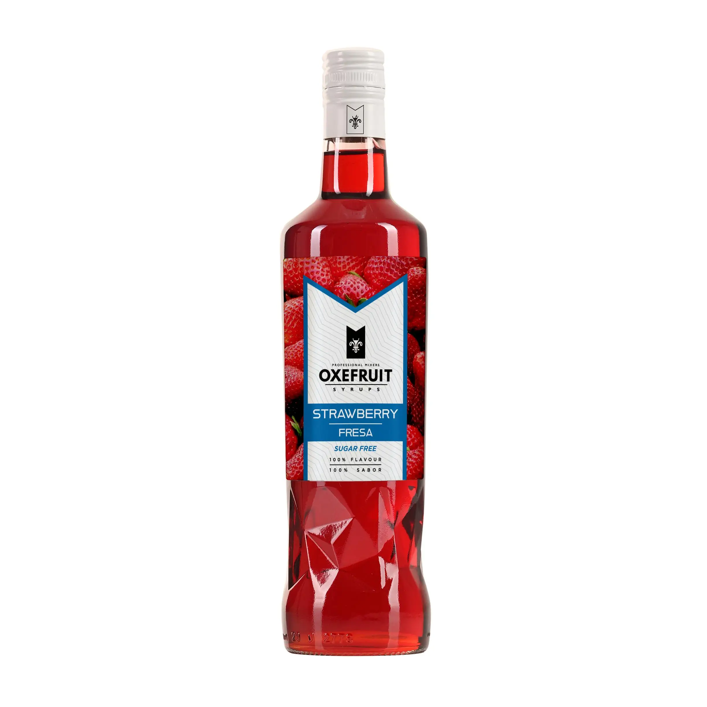 Sirope de Fresa sin Azúcar Oxefruit Ideal para Bebidas, Frapés y Postres