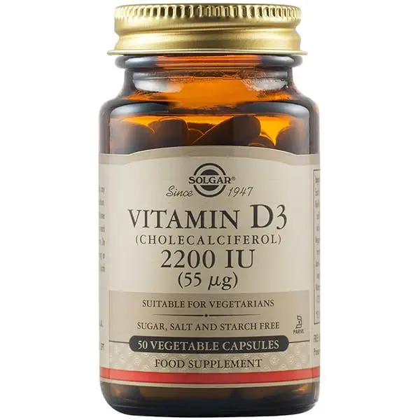 Solgar - Vitamina D3 2200 IU 55 μg - 50 capsulas