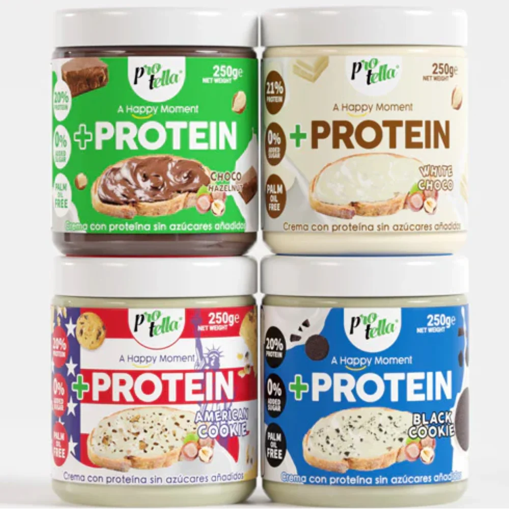 Protella Cream with Protein Without Added Sugars-250g Fit Food│Easy from Untar│Saludable│Without Palm Oil