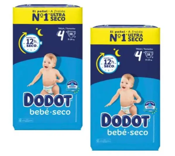 Dodot dry Baby Diapers Baby 2,3 size 4,5