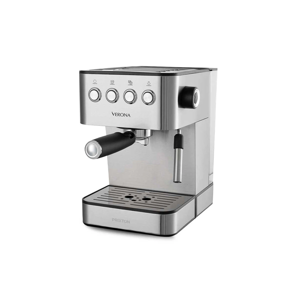 Verona coffee maker with double outlet filter holder - express - italian pump - 20 bars - prixton adjustable vaporizer