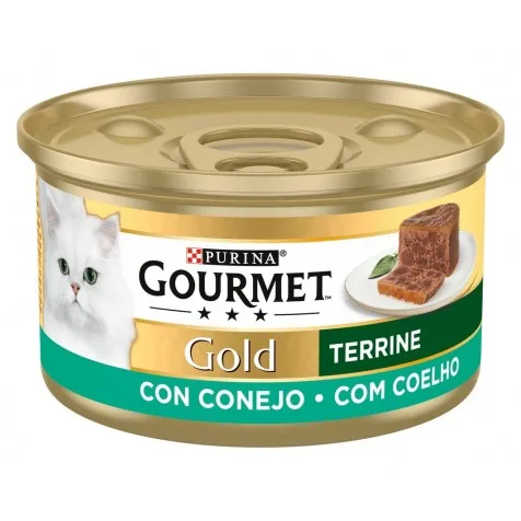 Purina Gourmet Gold Terrine Conejo Gato Latas 24 X 85 Gr