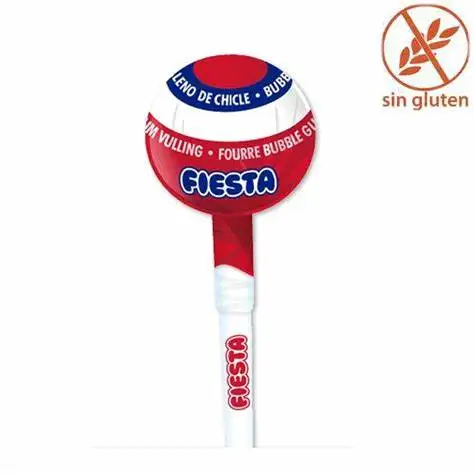 Kojak party cherry 20 units. Box with original flavored chups and gum inside