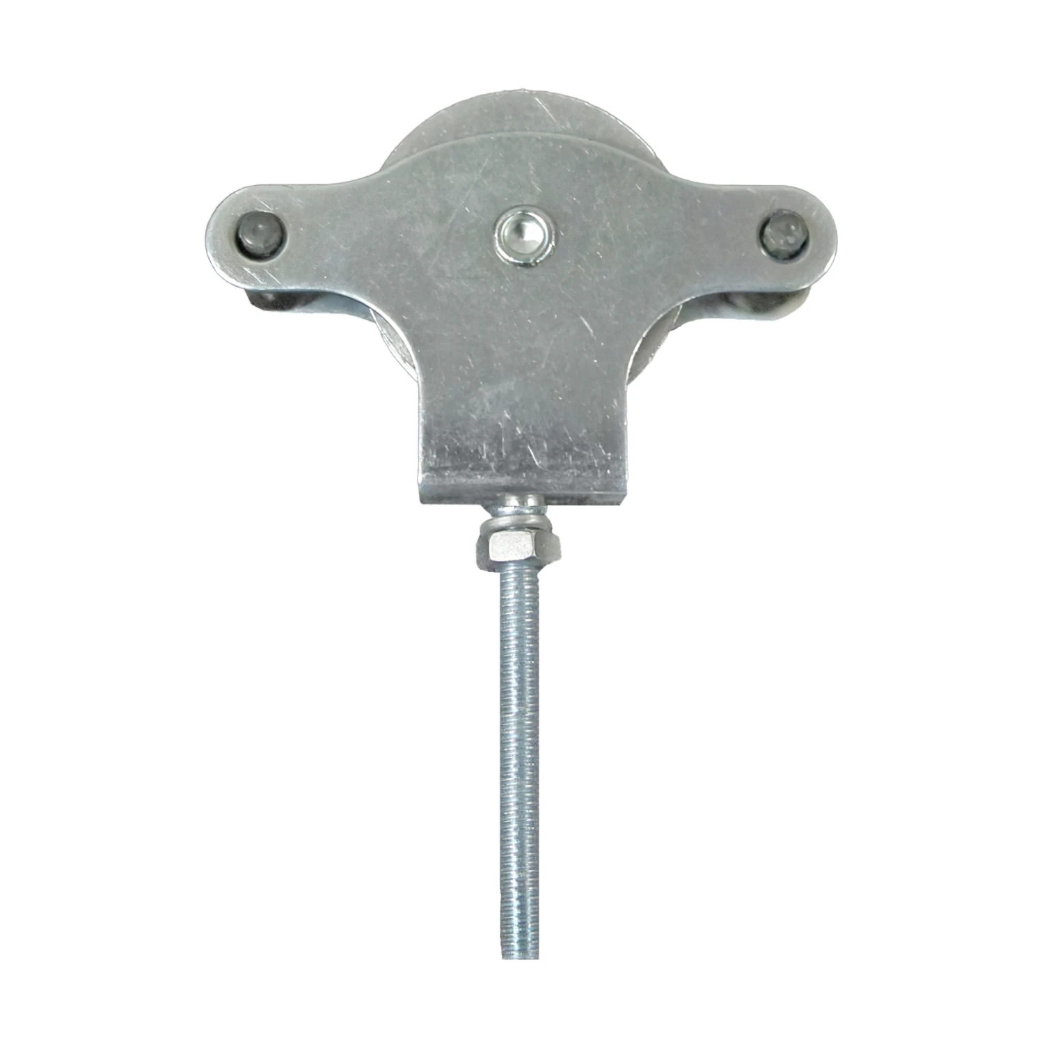 SANCO STORE - WOLFPACK LINEA PROFESIONAL Polea Tendedero Wolfpack Zincado 60 mm. Roldana Metal con Tornillo