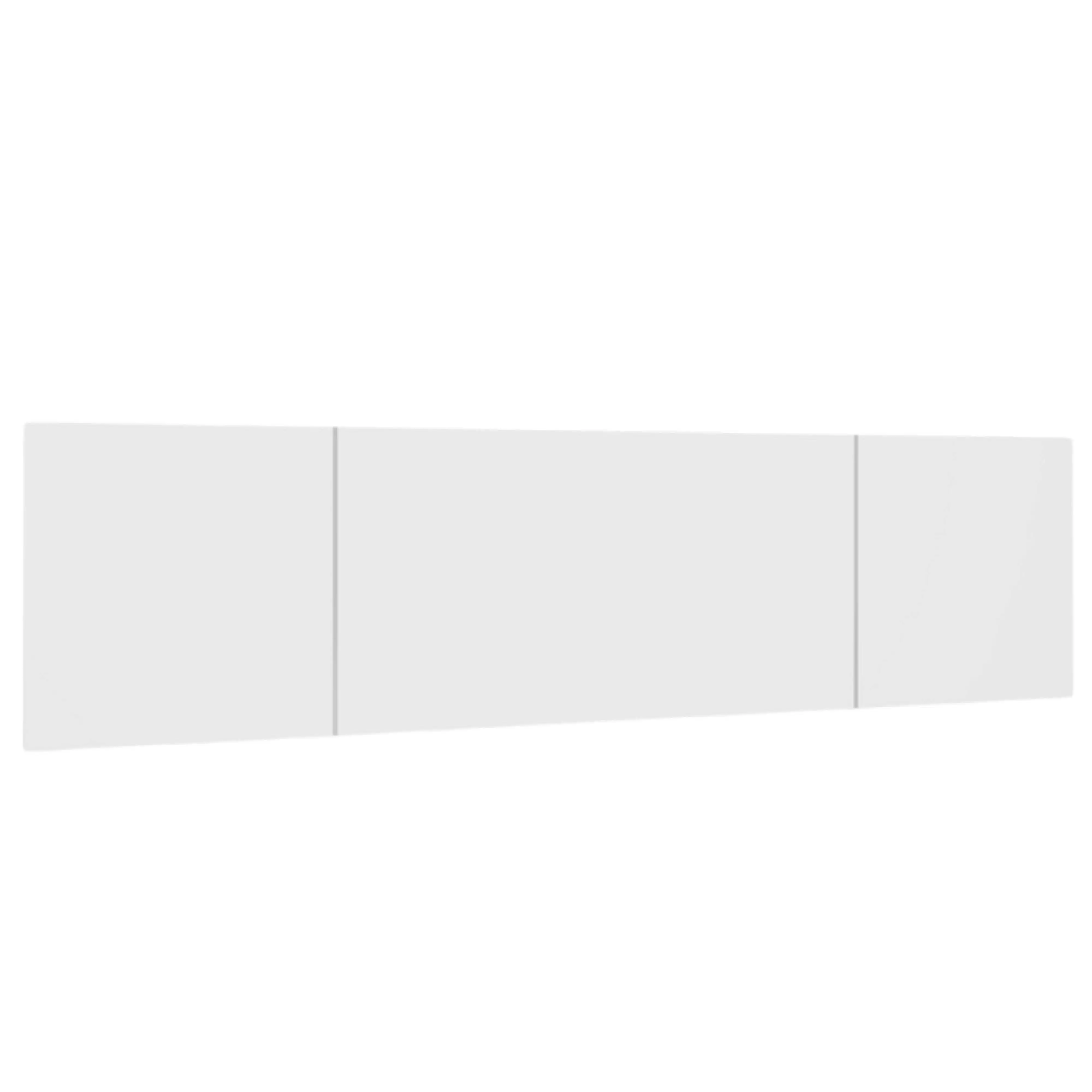 Miroytengo Cabecero Cama Cabecero Suspendido Cabezal Dormitorio Kate Blanco Mate 209x53 cm