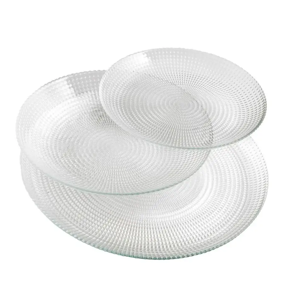 STARLEY-VAJILLA 18 pieces ANDRA LA MEDITERRANEA, the Mediterranean Andra transparent tableware