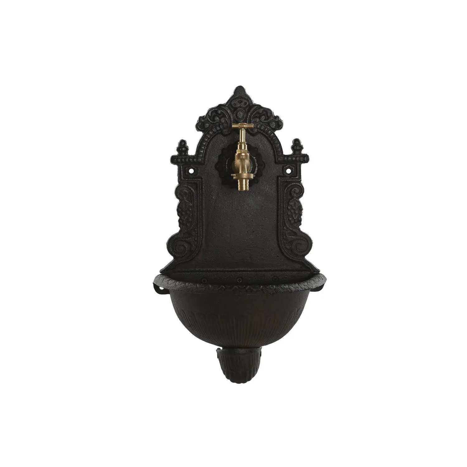 Fuente hierro colado 27x12,5x45 marron El mejor complemento para tu hogar.