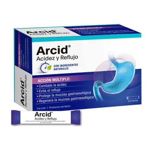 Arcid acidity and reflux 24 sticks