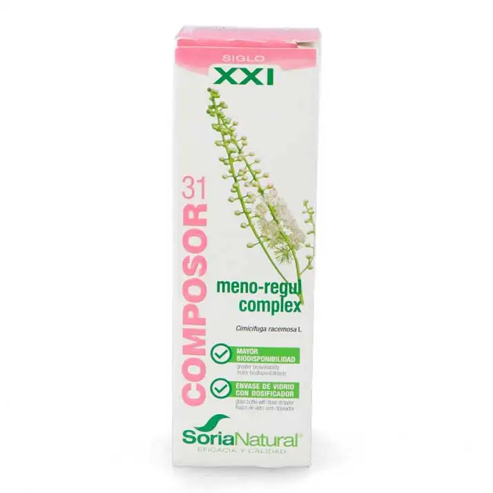 Soria Natural Composor 31 Meno-regul Complex XXI-food supplement for menopause and painful menstruation