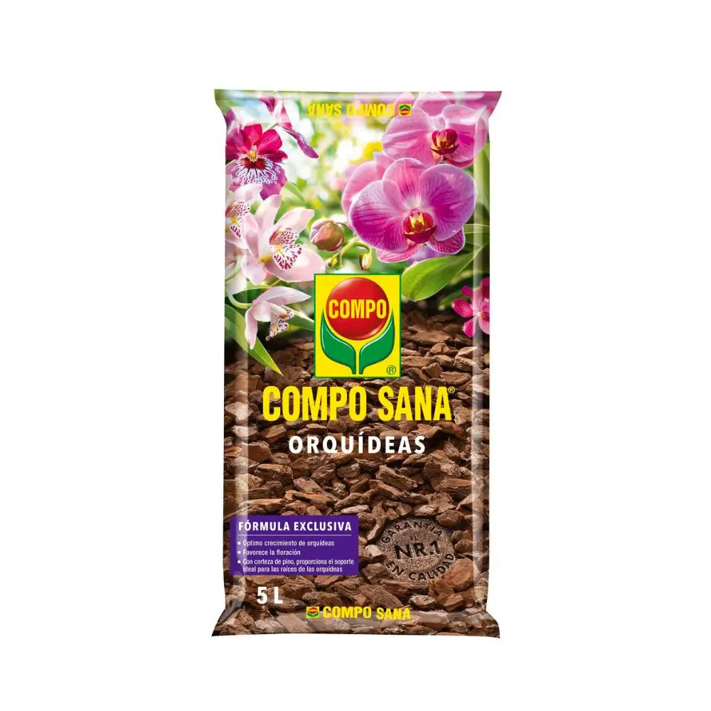 Compo orchid substrate sana 5l - ideal structure and nutrients necessary soil special for orchids