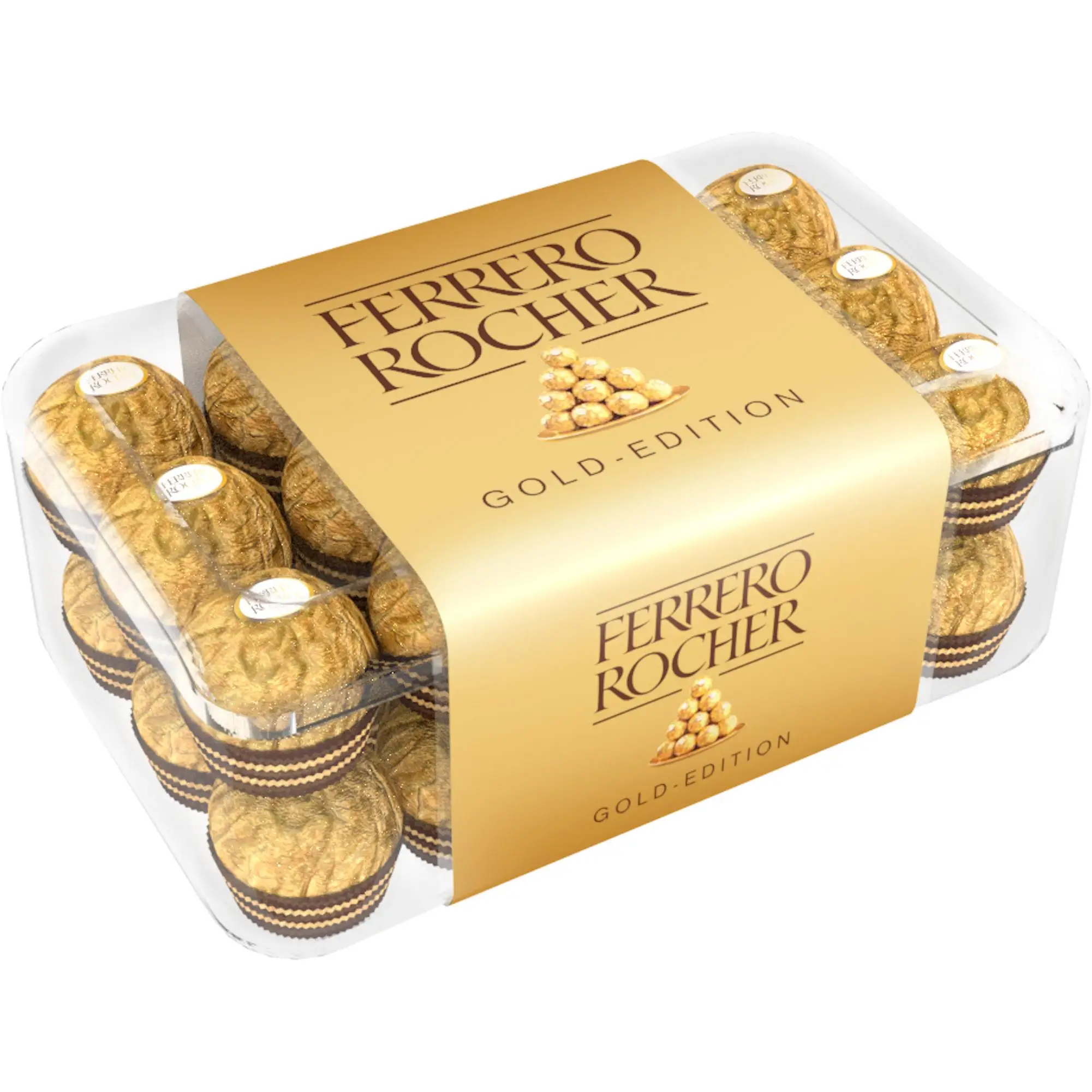 Bombones Ferrero Rocher - Caja Regalo 30 Bombones Ferrero Rocher - Estuche 375 gramos - 30 Bombones Ferrero - Edicion 2024-25