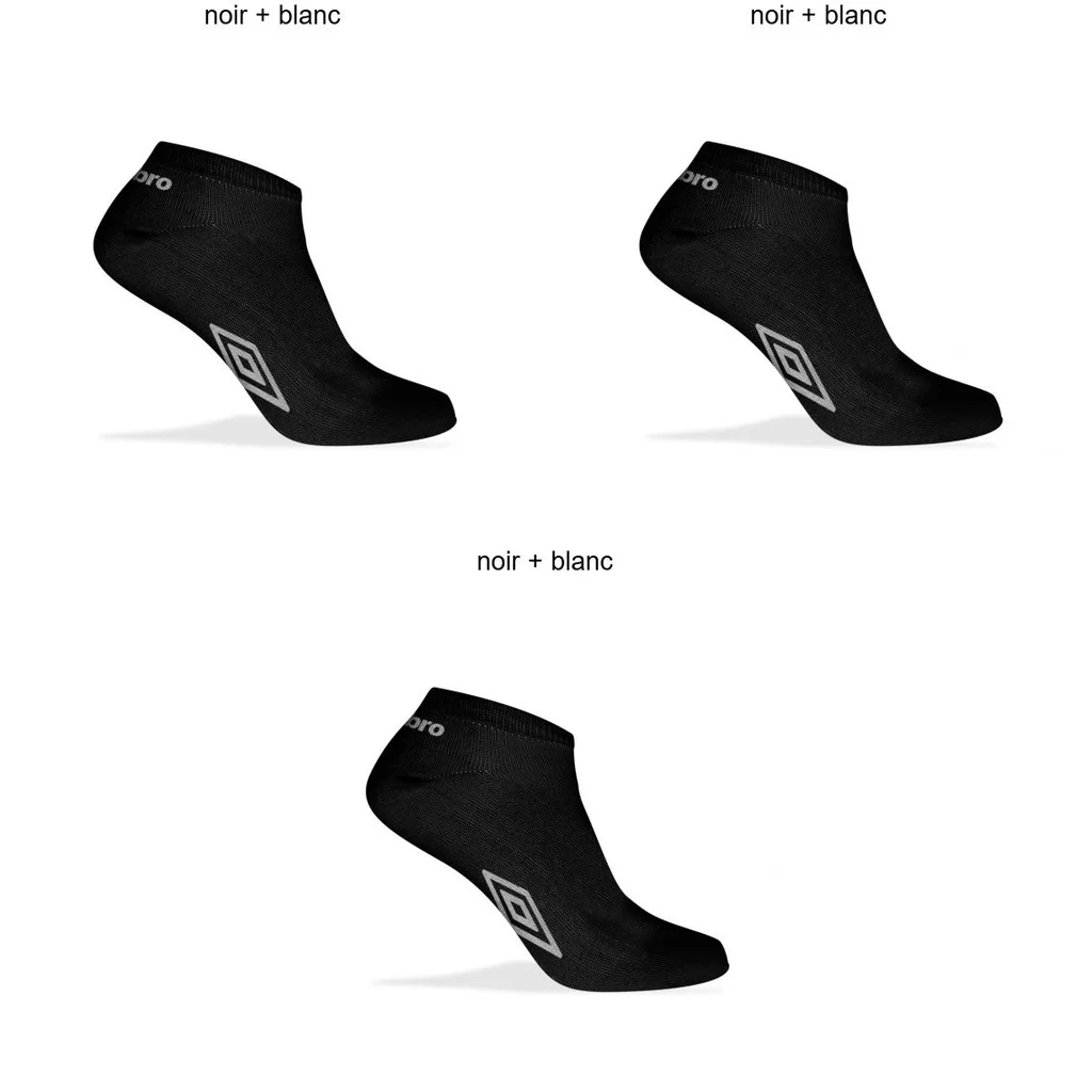 Pack de 3 Calcetines Deportivos para Hombre, UMSM0290, Color Negro, Umbro