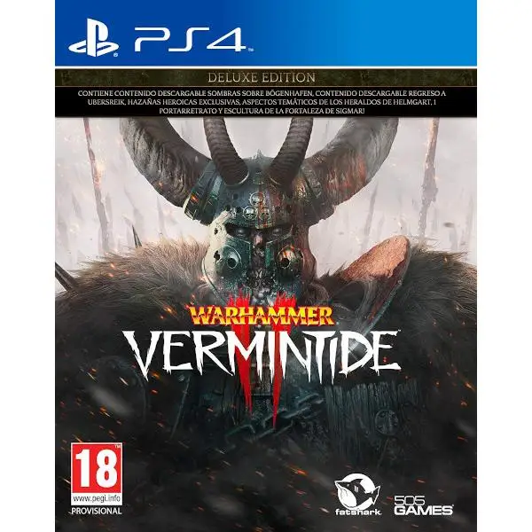 FatShark Warhammer : Vermintide 2 - Deluxe Edition Premium Alemán, Inglés, Chino simplificado, Español, Francés, Italiano, Polaco, Portugués, Ruso PlayStation 4