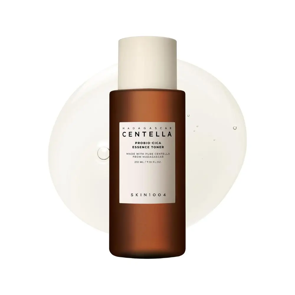SKIN1004 Madagascar Centella Probio‑Cica Essence Toner 210 ml | Tónico‑esencia coreano con centella fermentada, ácido hialurónico y ceramidas para hidratar y calmar piel sensible