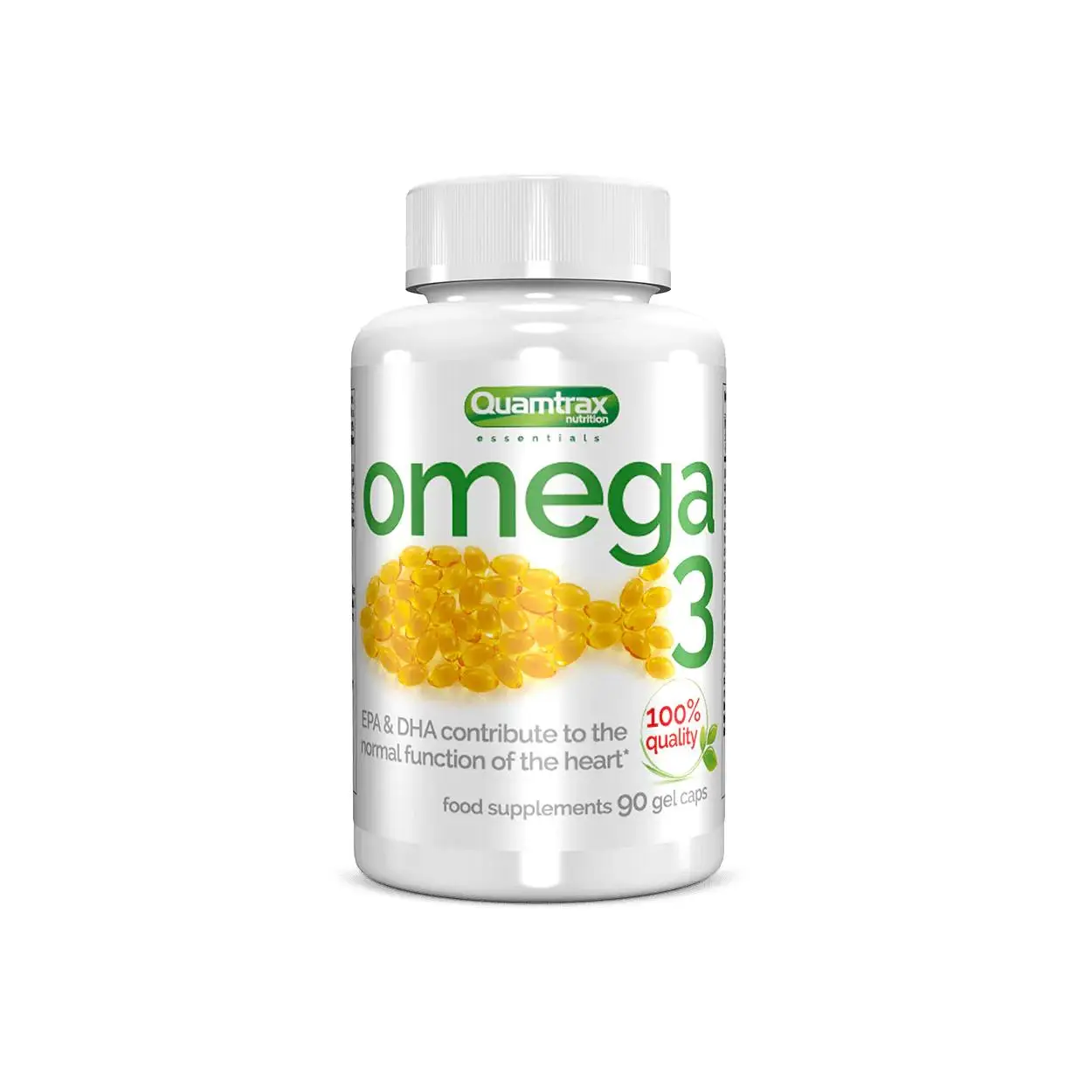 Quamtrax nutrition omega 3 90 capsules | Fish oil with epa & dha #1