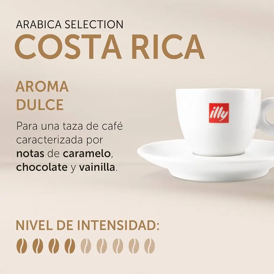 Illy illy arabica selection costa rica coffee beans, 250 g can - qumir