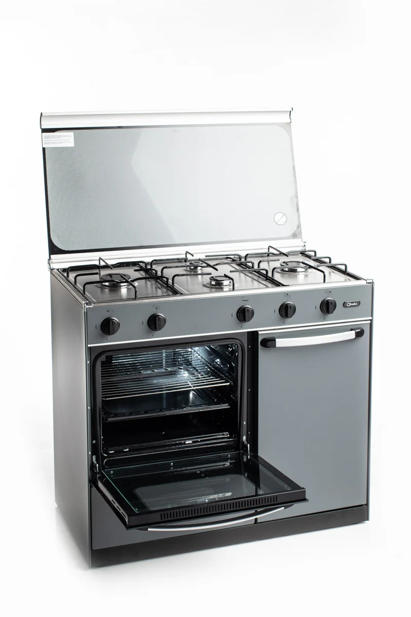 Alaska FQ 5207V SLV Gas cooker with oven and Grill Silver 54L - 4 powerful fires