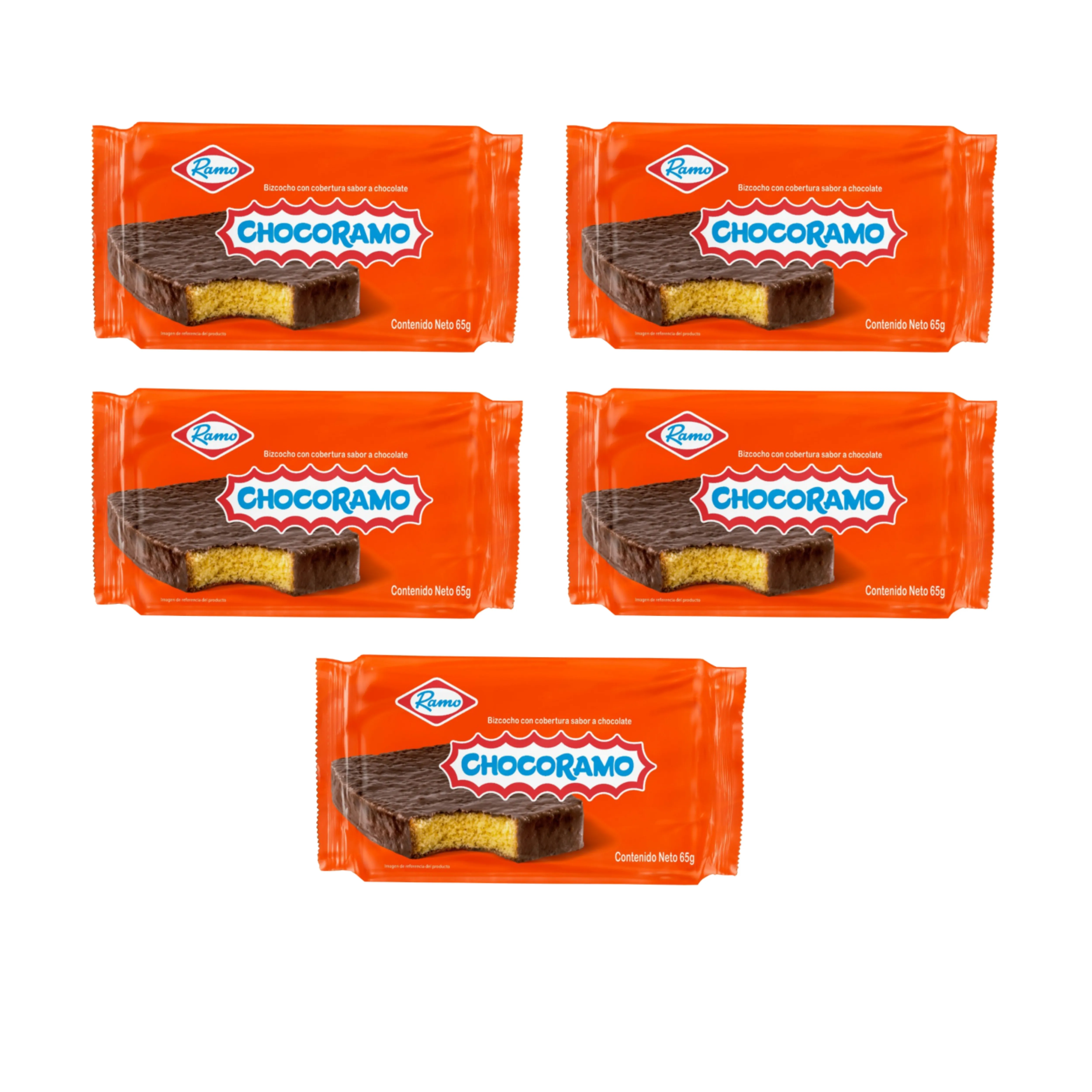 5 units of CHOCORAMO 65G of COLOMBIA.