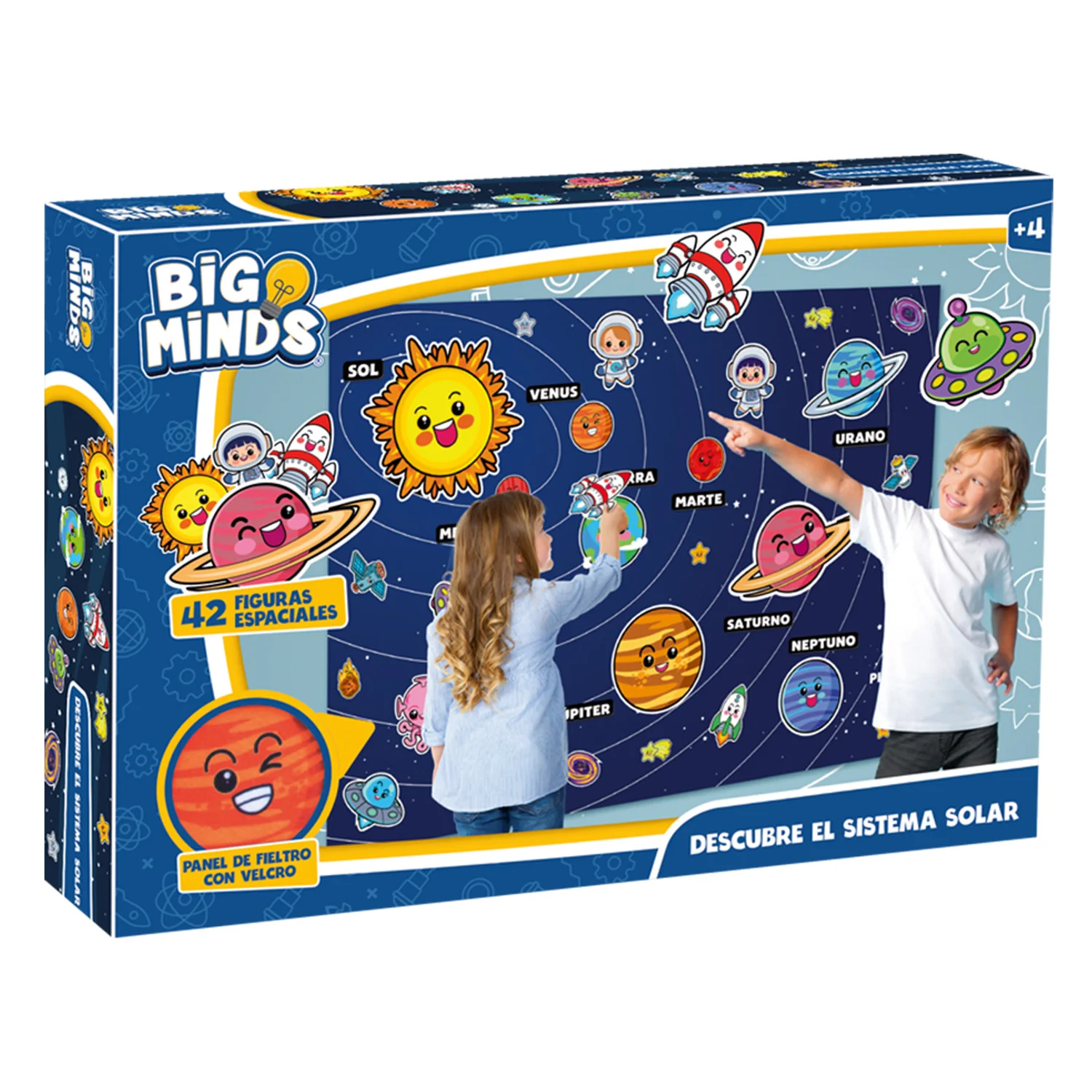 Big Minds - Descubre El Sistema Solar En Español | Sistema Solar para Niños | Juguetes Montessori con Figuras | Montessori 4 Años |