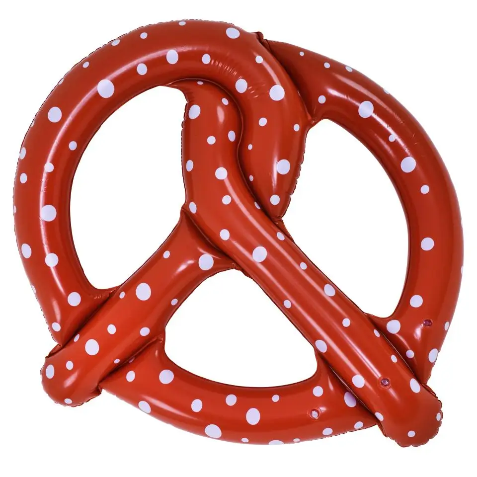 Hinchable gigante Pretzel flotador de 3 orificios (37352) para playa y piscina.+14 años