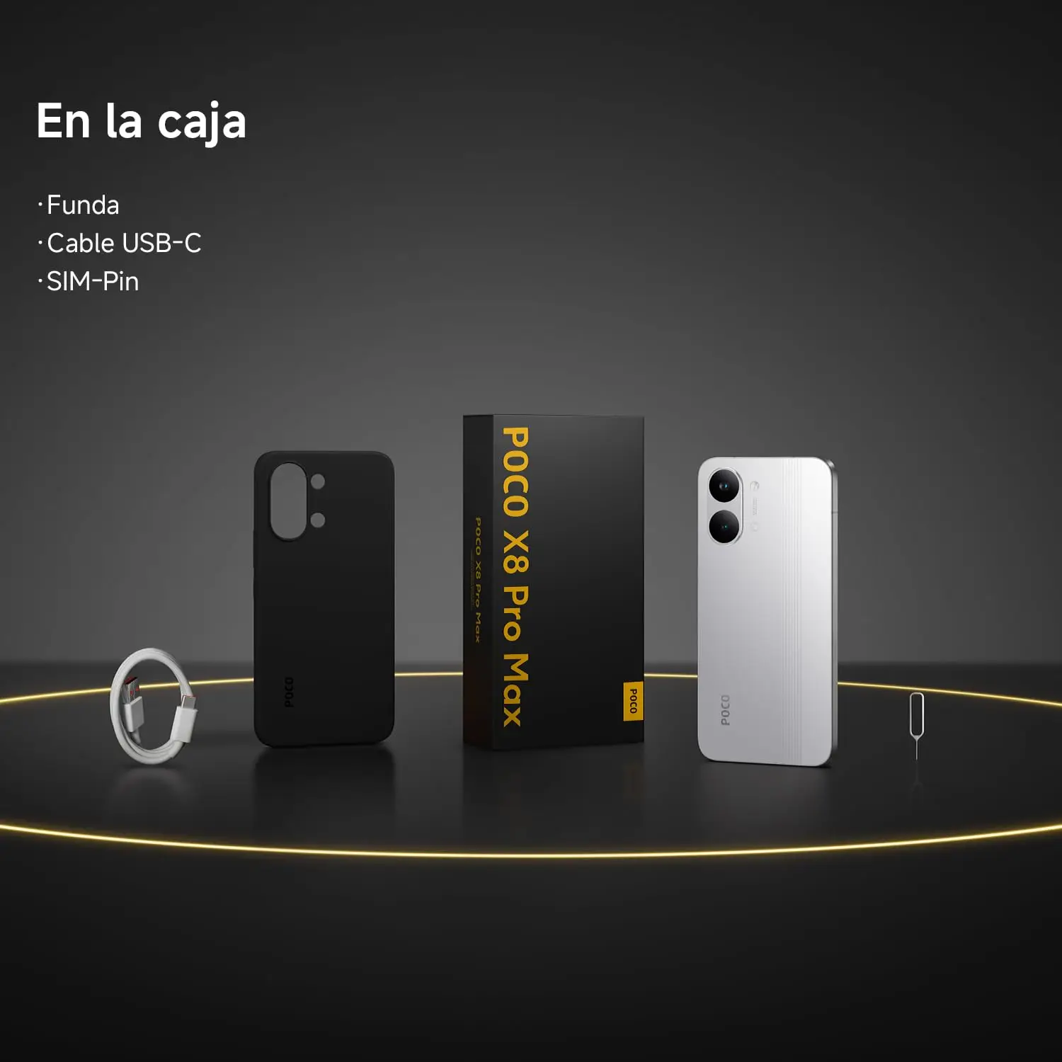 XIAOMI POCO X8 Pro MAX Móvil- 12+256GB,12GB+512GB Dimensity 9500s, batería de 8500 mAh, Sensor Light Fusion 600 de 50MP con OIS, Cargador no Incluido (Versión ES) 6