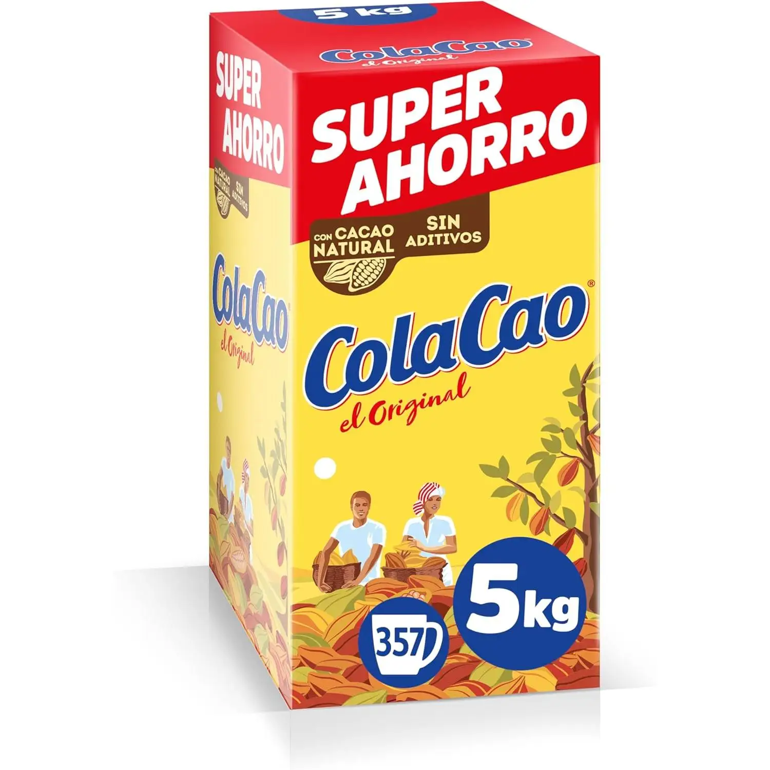 Original Colacao Cola: Natural cocoa 5 kg-without additives-mix powder