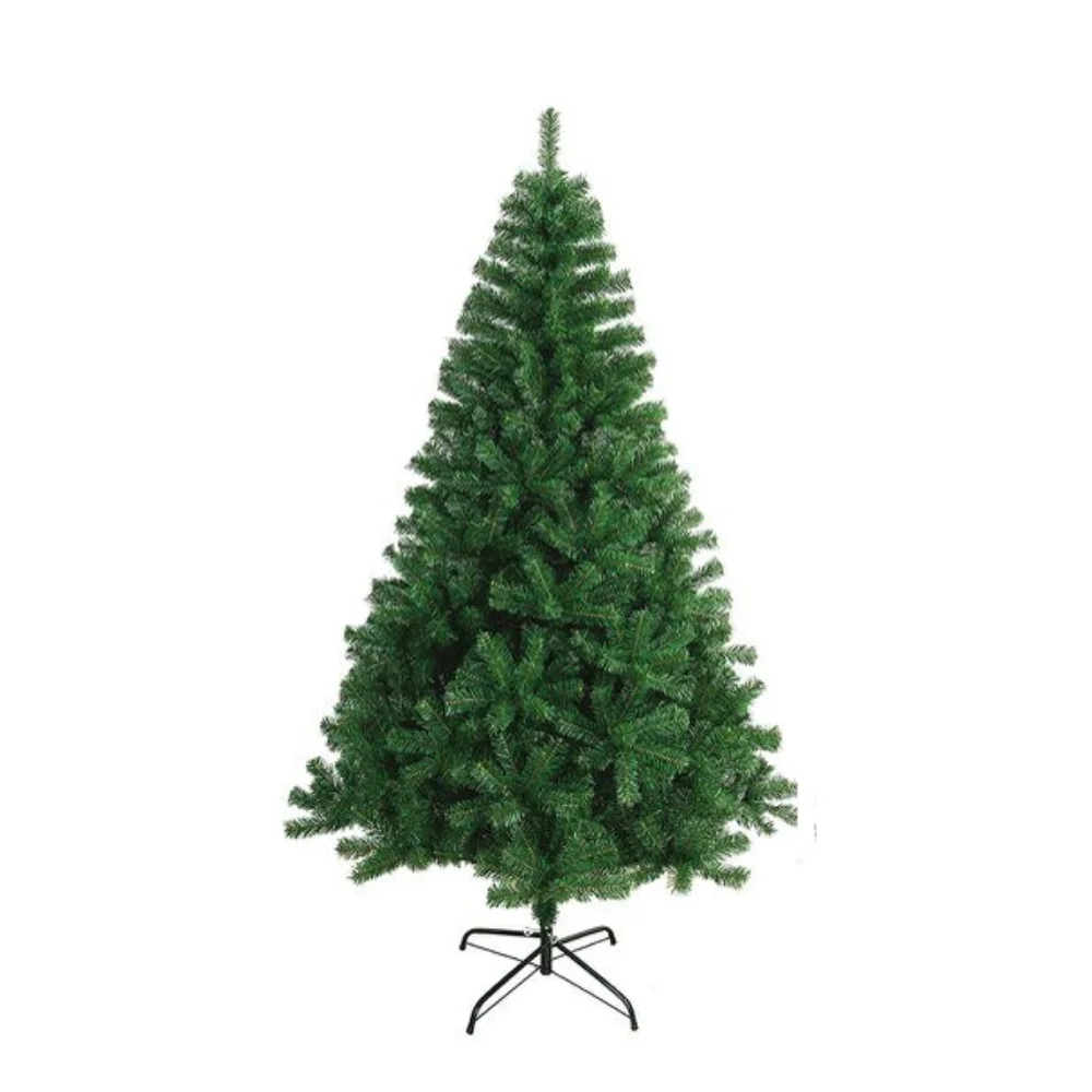 Cheap Green normal Artificial Christmas tree base metal easy and fast reusable installation. Measures 120 cm-150 cm- 180 cm - 210 cm