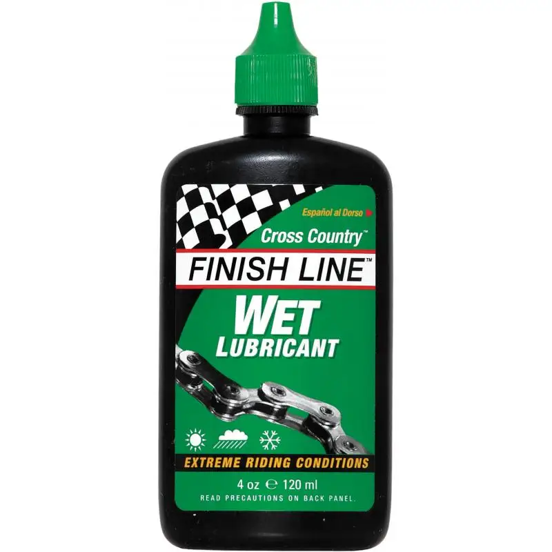FINISH LINE | Lubricante De Transmisión Húmedo Cross Country 120ml - WET Lube se recomienda generalmente para condiciones extremas