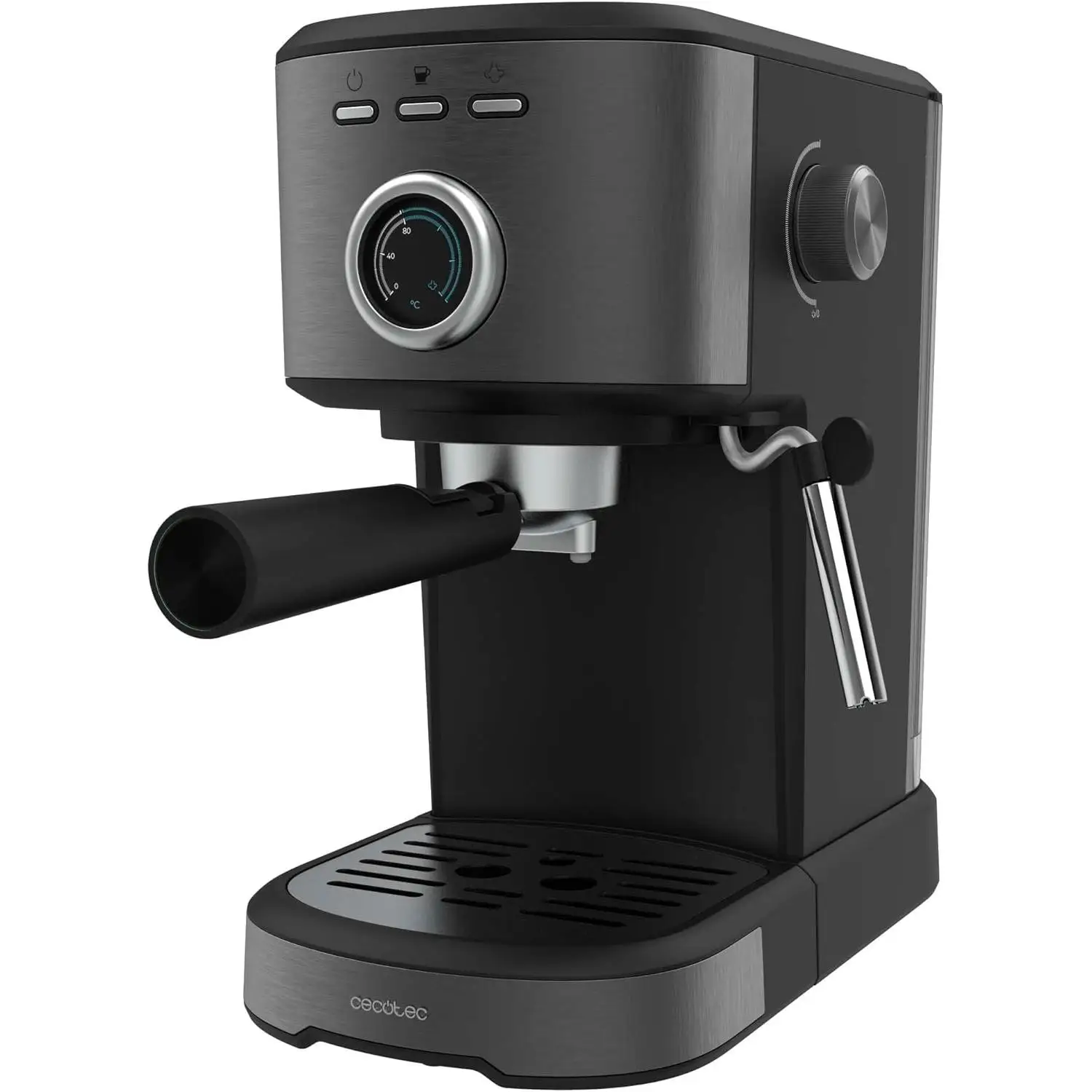 Cecotec espresso coffee maker Power Espresso 20 Pecan Steel